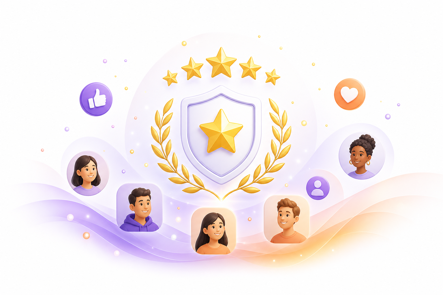 User testimonials illustration